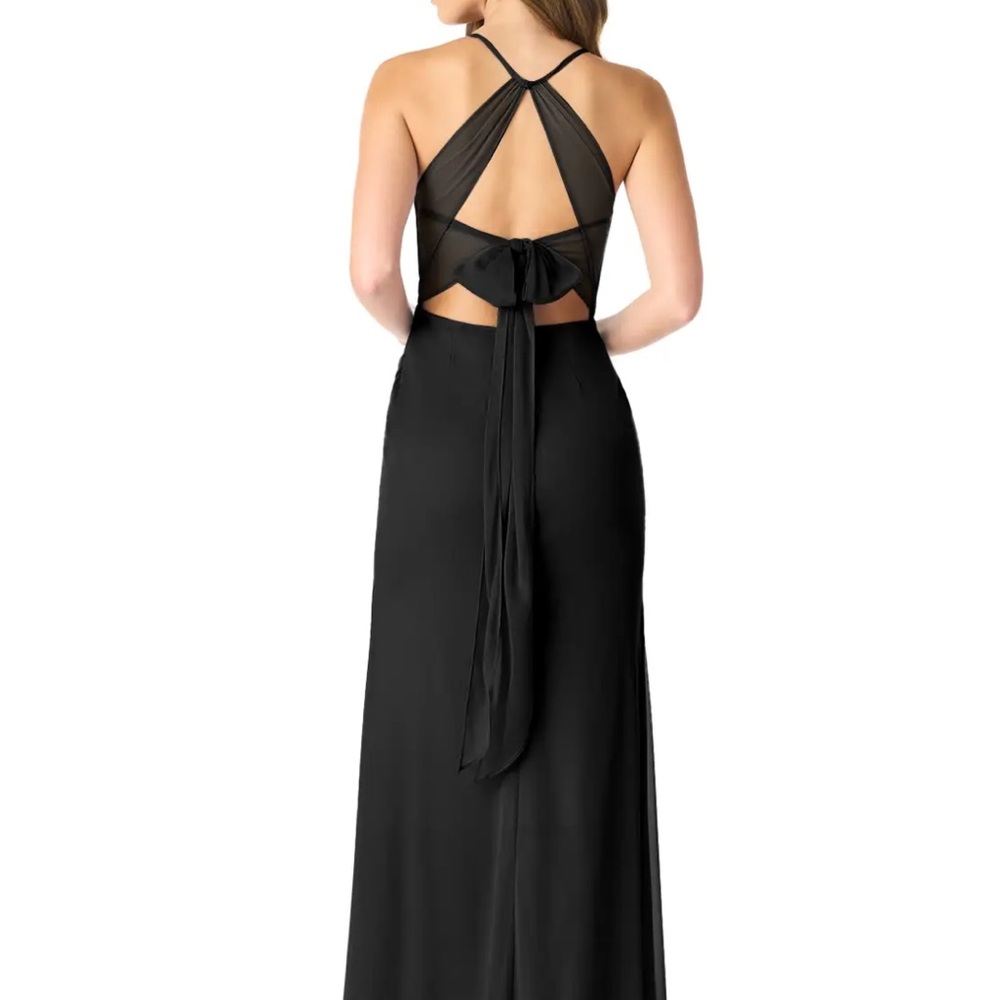 Azazie Dorita Maxi Dress in Black